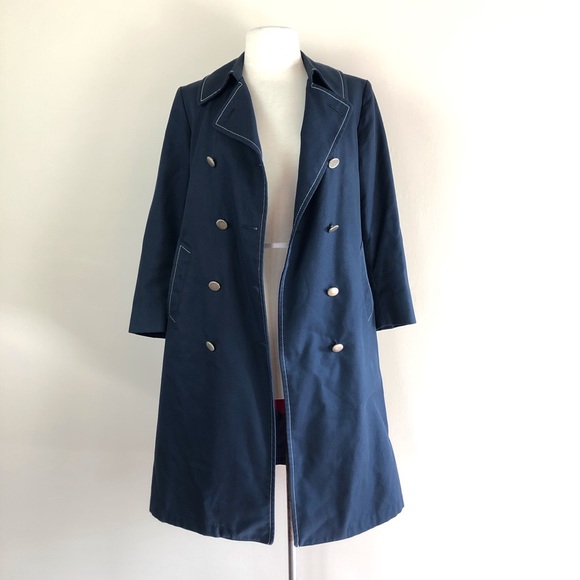 vintage 1960s London fog mod pea coat wool lining - Picture 7 of 13